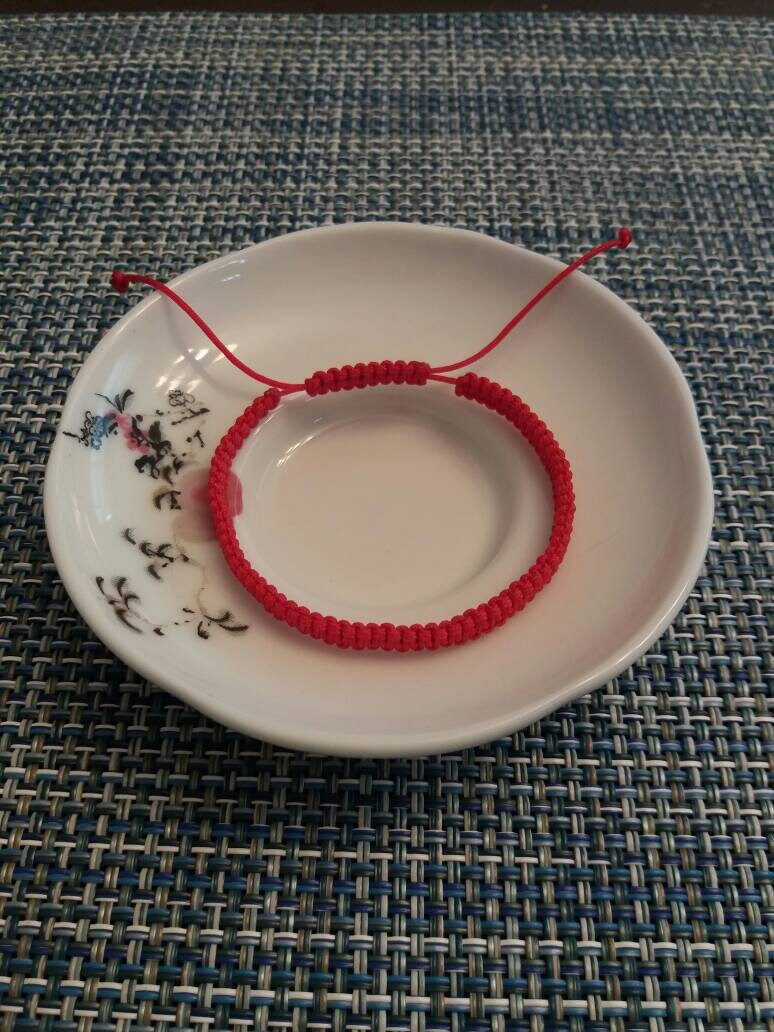 Lucky Double Knots Chinese Red String Thread Rope Cord Shamballa Bracelet