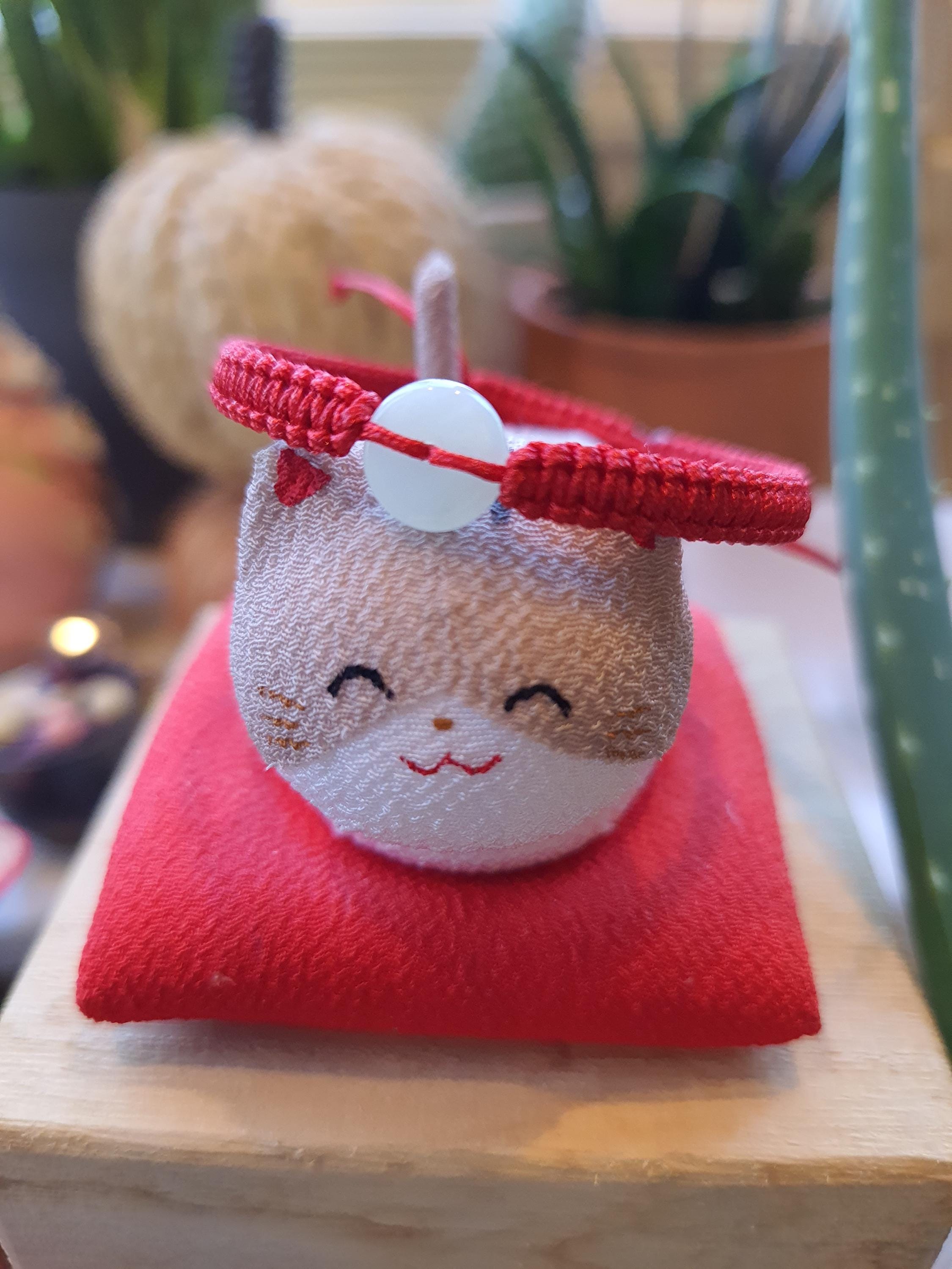 Natural Jadeite Jade Donut Red String Rope Thread Shamballa Bracelet