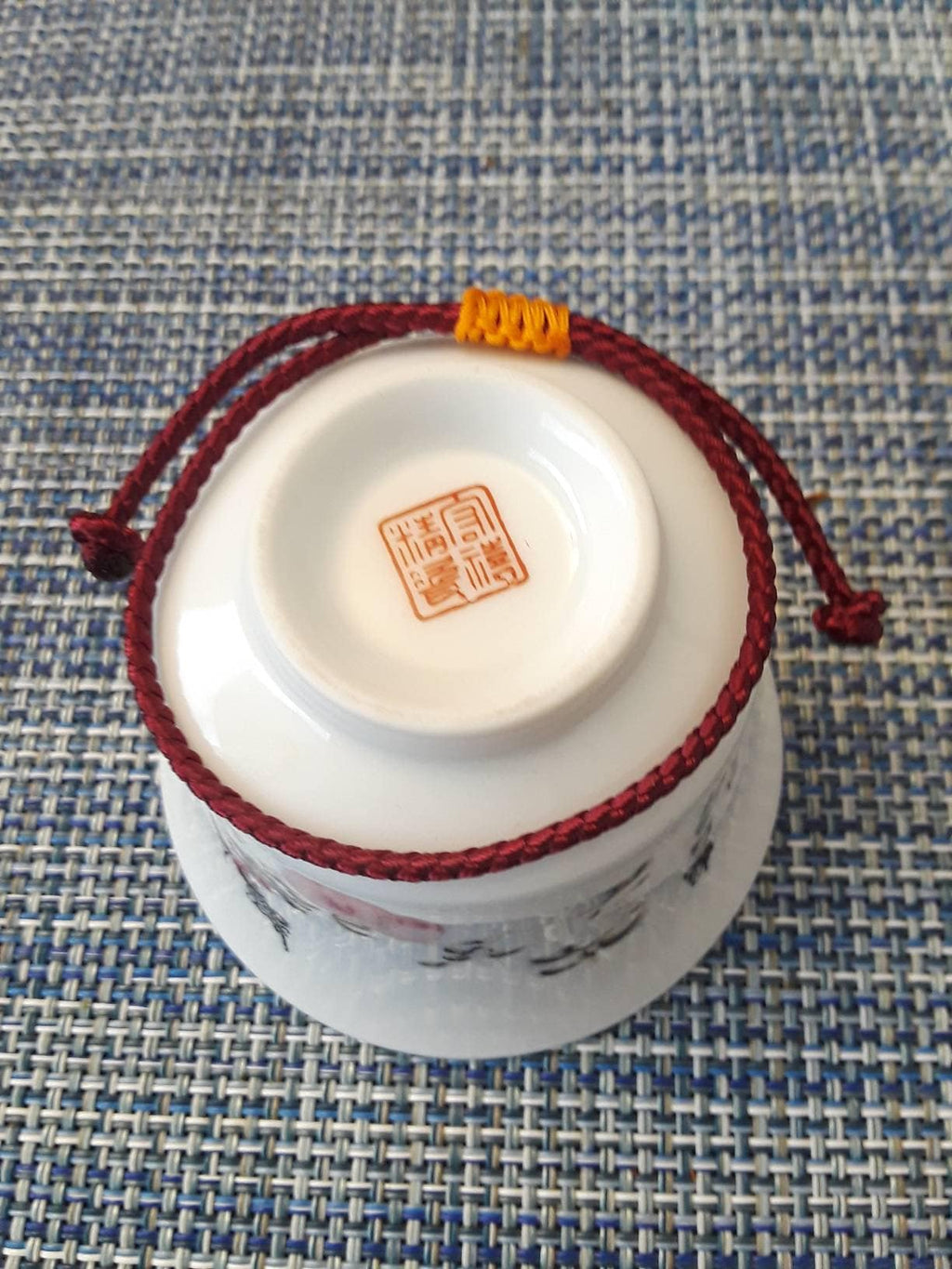 Simple Lucky Chinese Dark Red String Bracelet