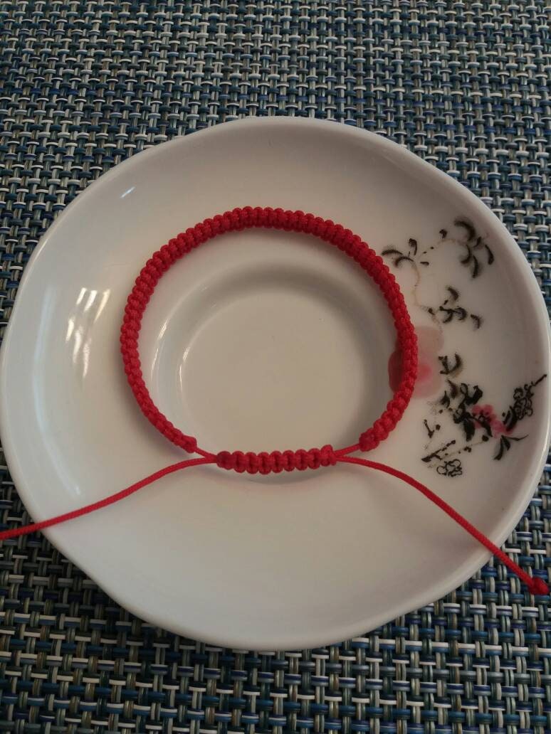 Lucky Double Knots Chinese Red String Thread Rope Cord Shamballa Bracelet