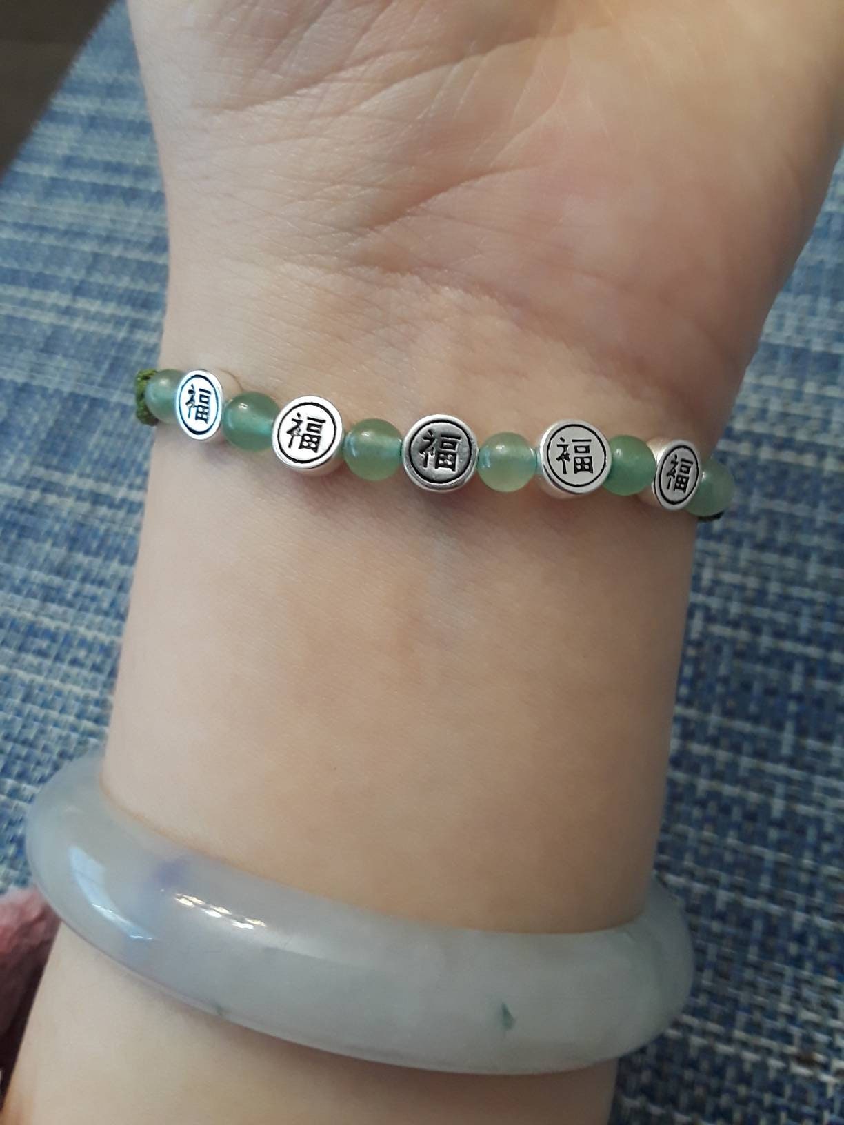 Sterling Silver Good Fortune/Flowers Lucky Chinese Red Shamballa  String Bracelet