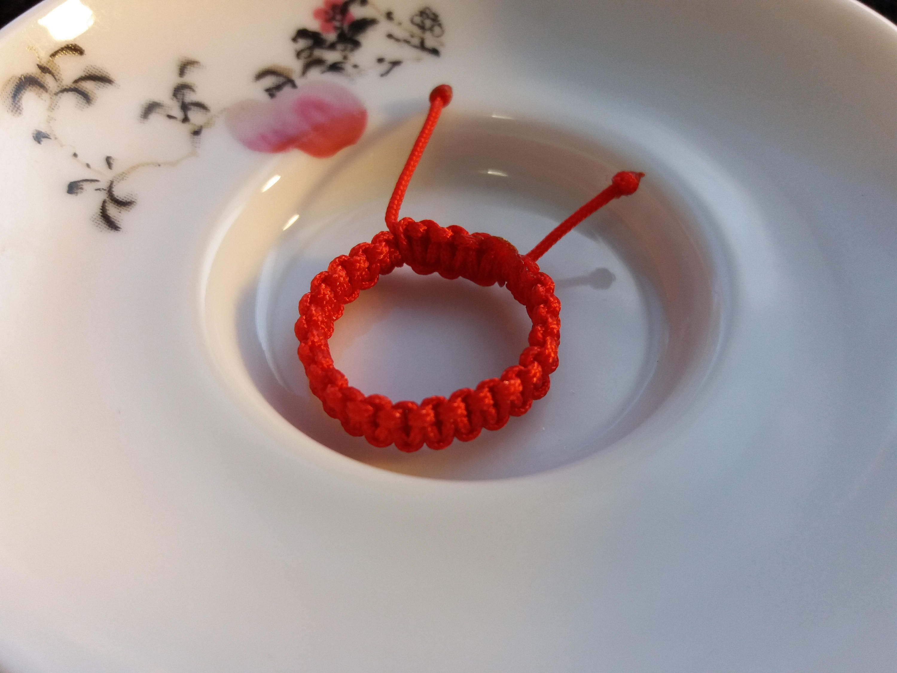 Lucky Red String Ring