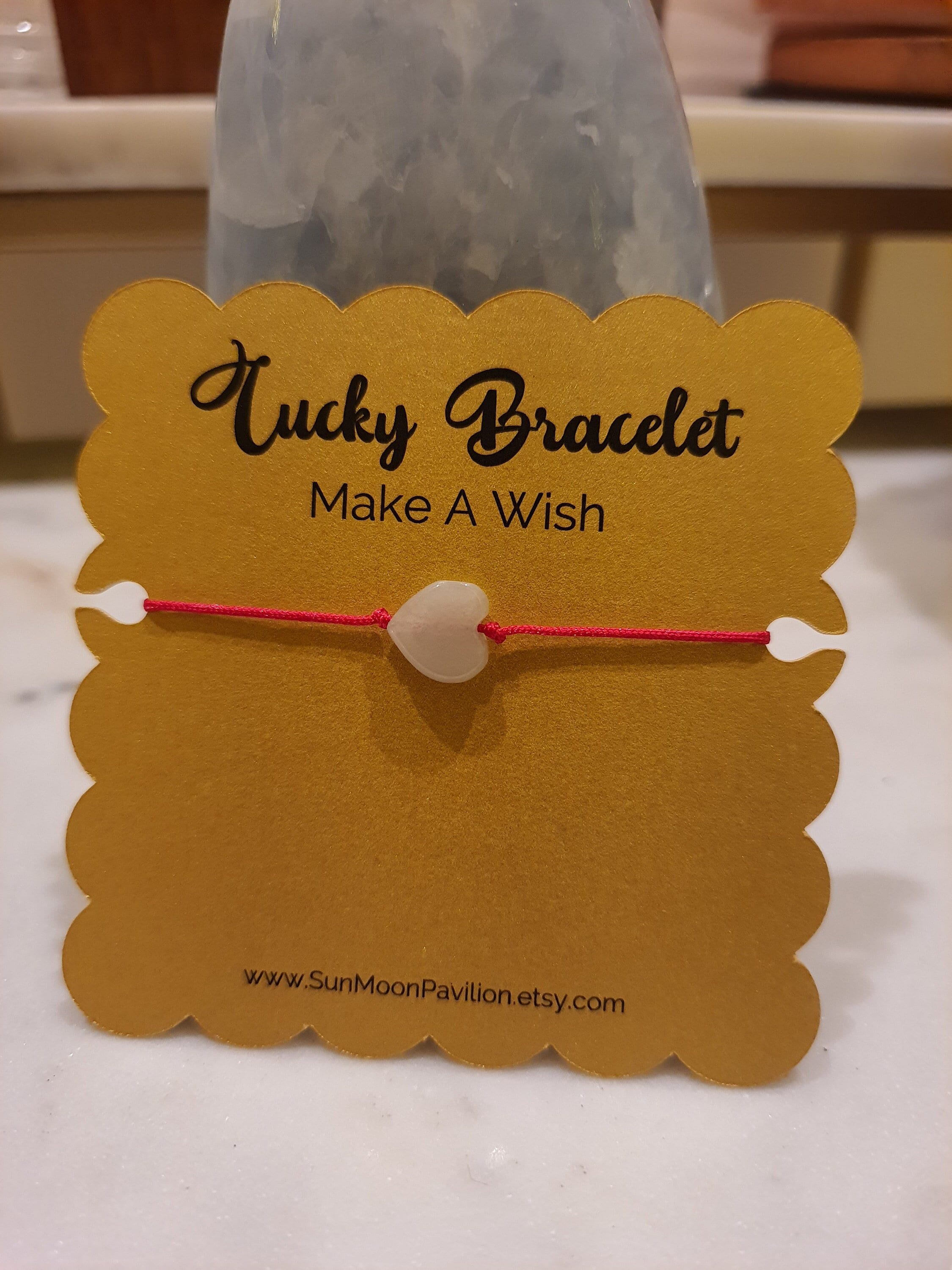 Natural Burmese Jadeite Heart Charm Chinese Red String Bracelet