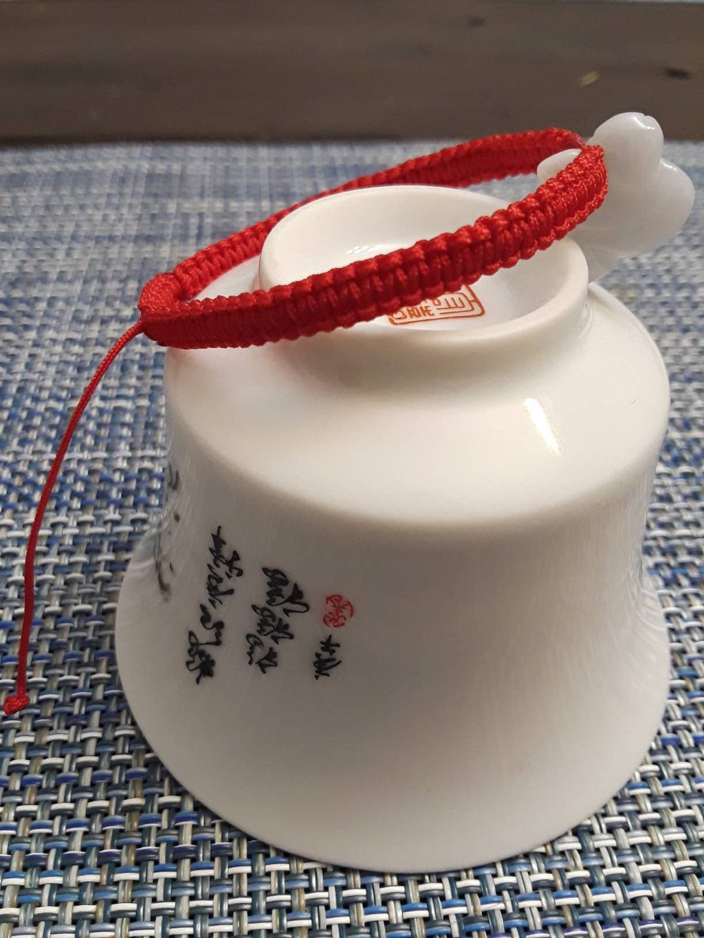 Lucky Chinese Red String Bracelet with Chinese Zodiac Jade Shamballa Bead (Monkey)