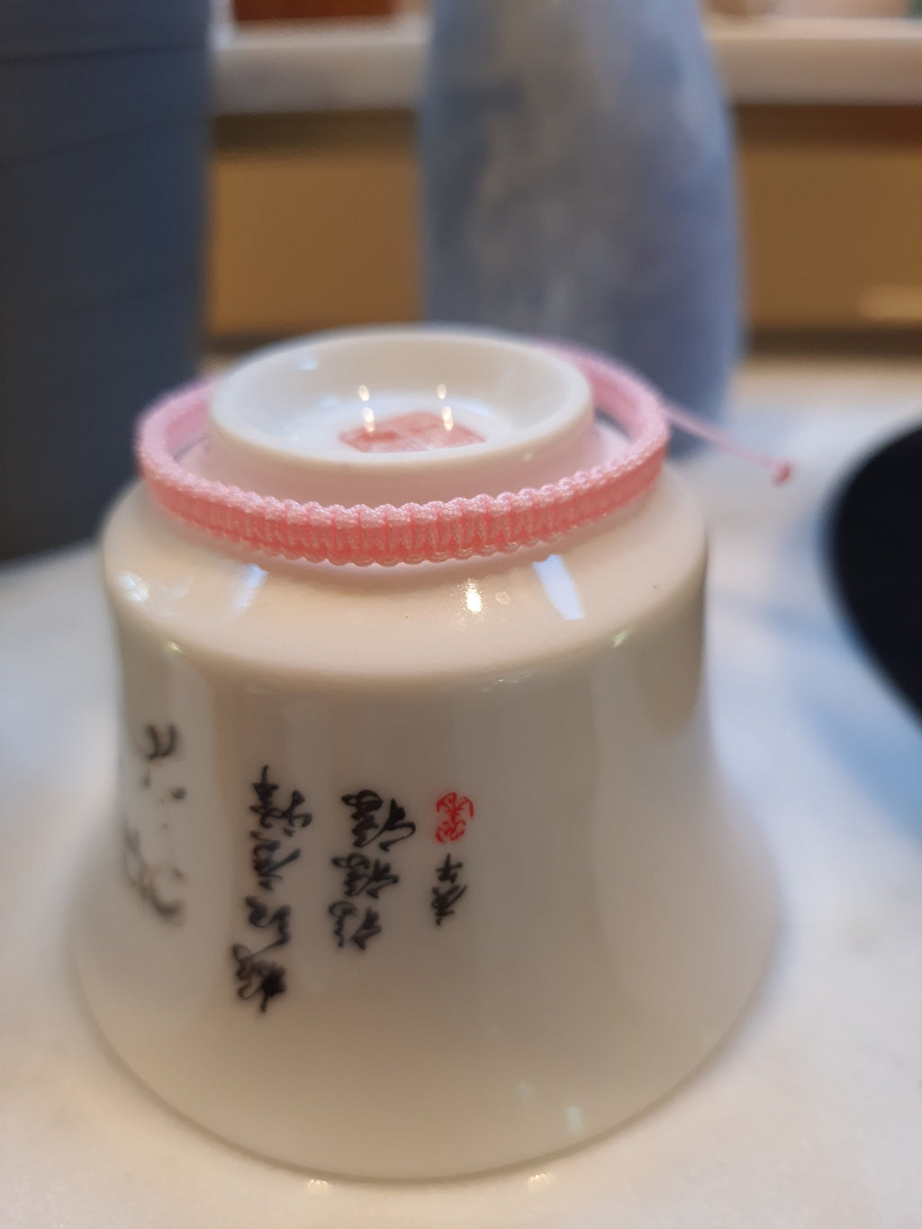 Lucky Double Knots Pink String Thread Rope Cord Shamballa Bracelet