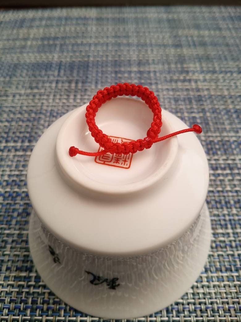 Lucky Red String Ring