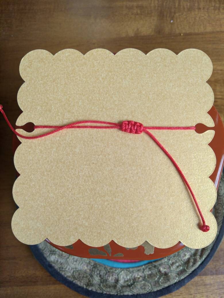 Burmese Jadeite Jade Red String Bracelet