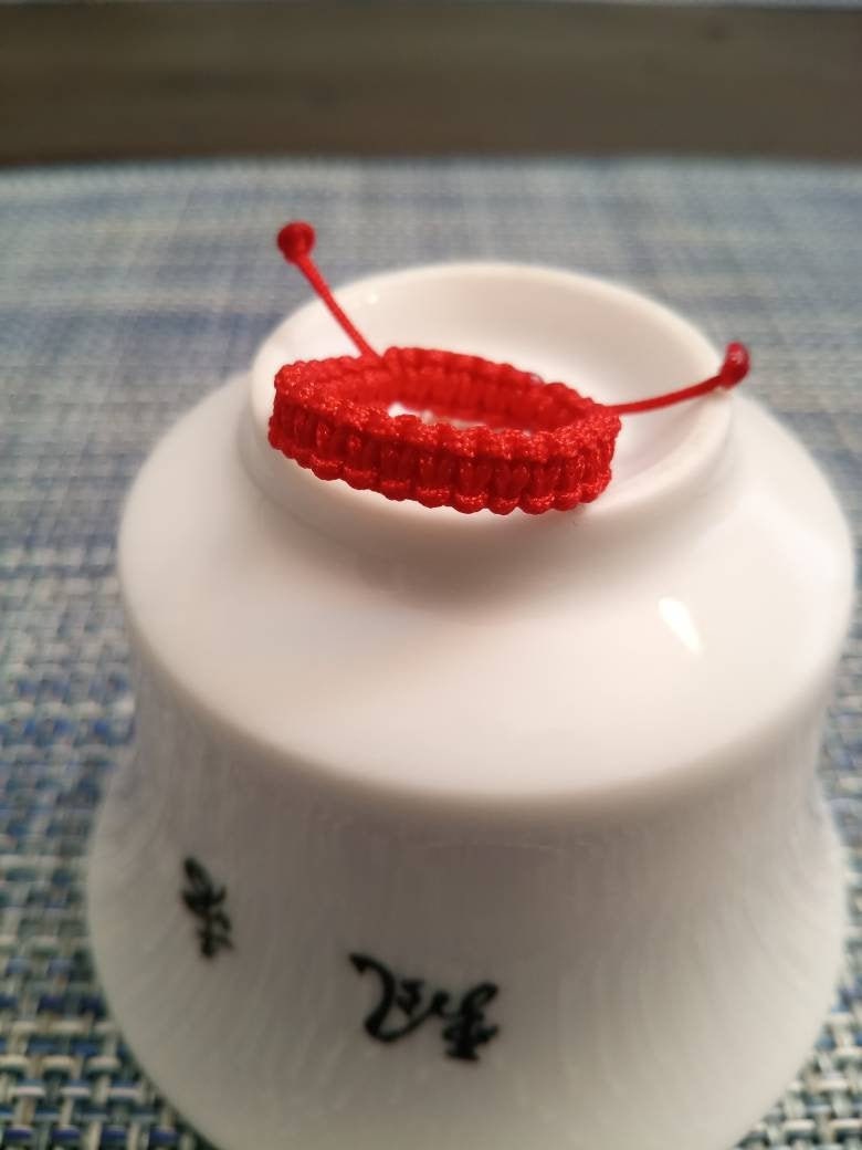 Lucky Red String Ring