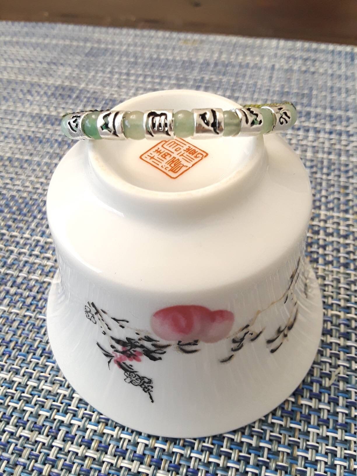 RED String Sterling Silver Six True Words Mantra String Bracelet